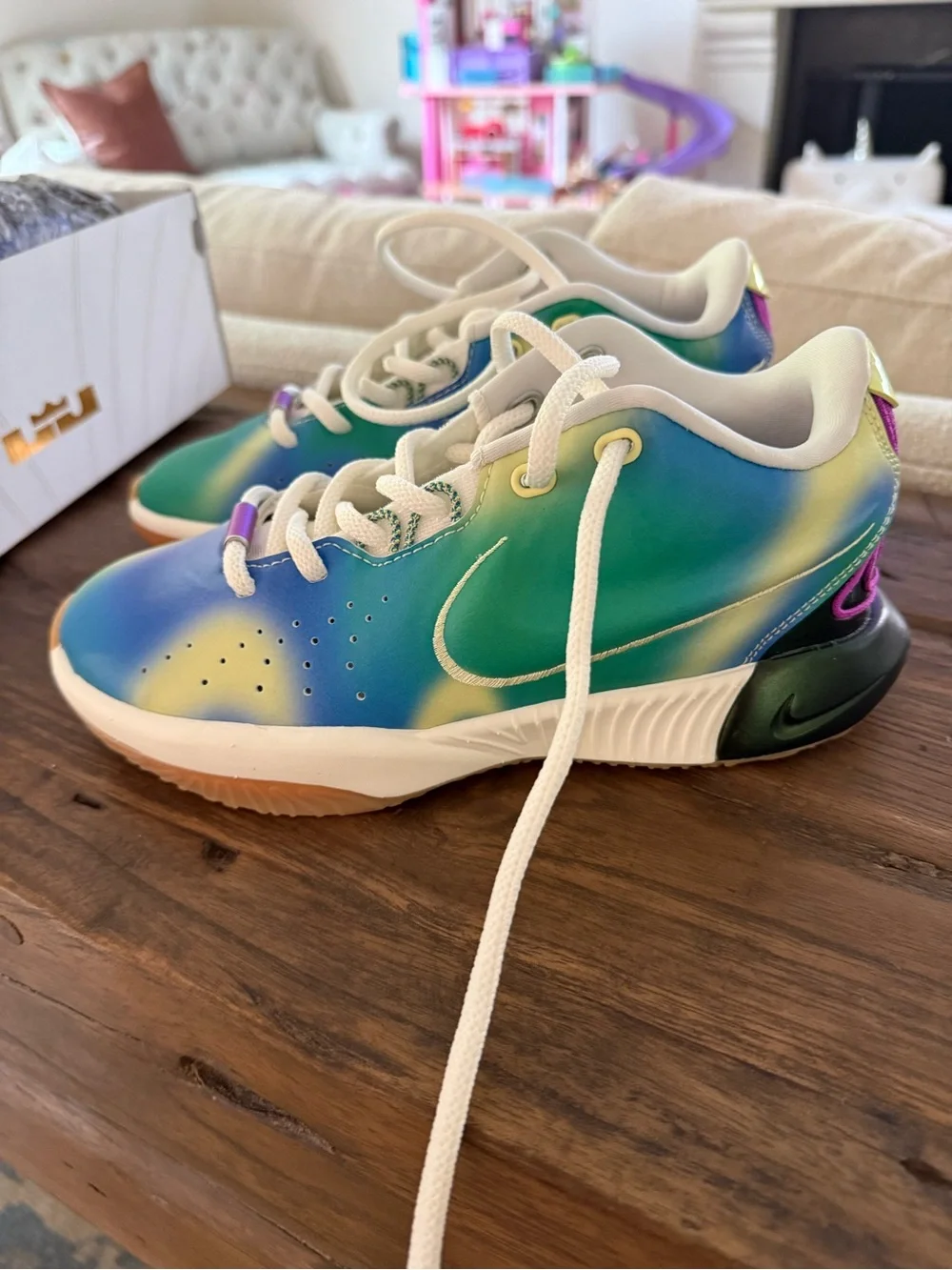 Nike LeBron XXI SE GS 3.5Y Multicolor Basketball Shoes FN4305-900 NEW